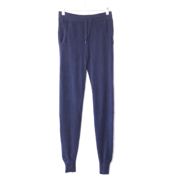 NAADAM Pants - NAADAM Women’s 100% Cashmere Lounge Jogger Blue Pants SIZE XS